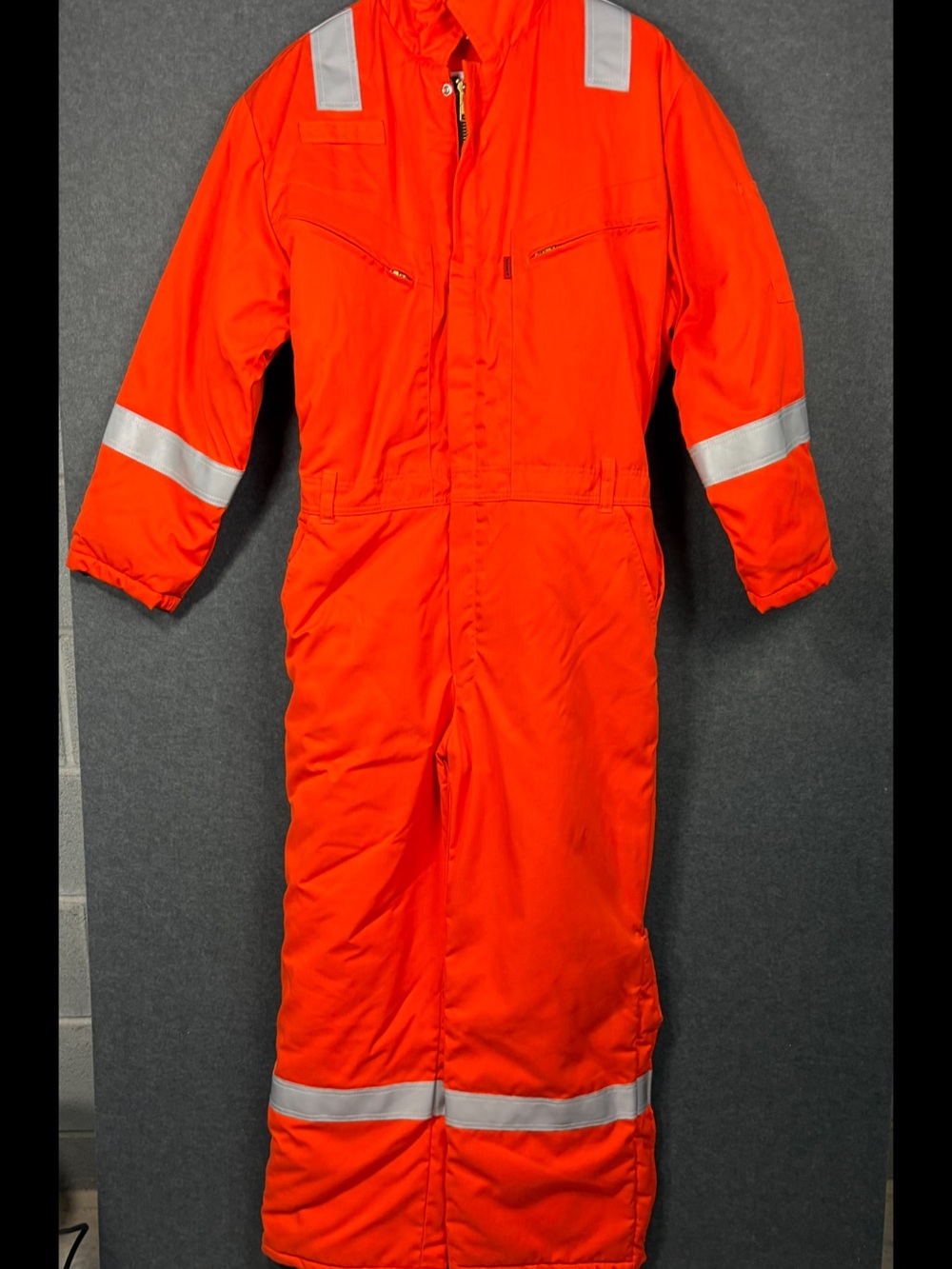 Flame Resistant DuPont Nomex  High-Visibility Orange Safety Coverall Jacket